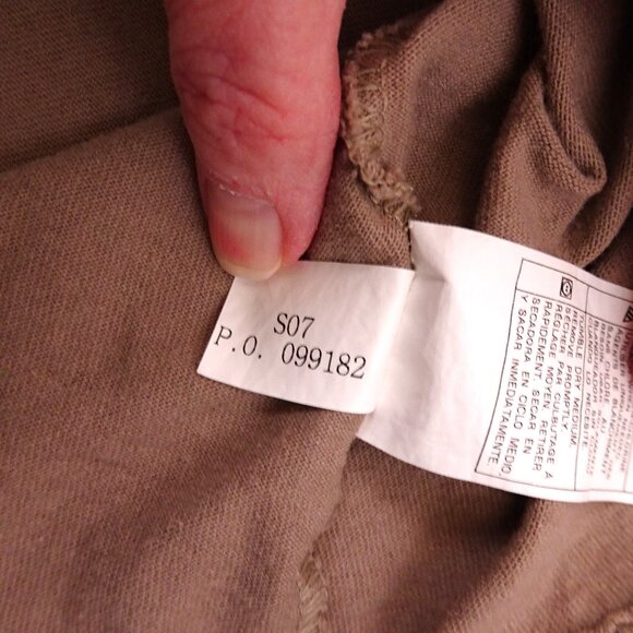 Carhartt K87 Short Sleeve Workwear Pocket T-shirt XL Desert Tan 2007 Heavyweight - Picture 7 of 7